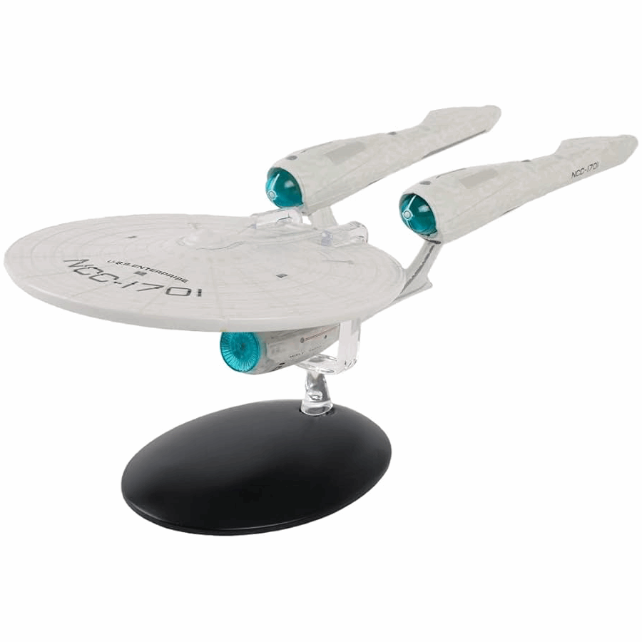 #23 U.S.S. Enterprise NCC-1701 (2009) Kelvin Timeline XL EDITION Diecast Model Ship (Eaglemoss / Star Trek) Real Merch