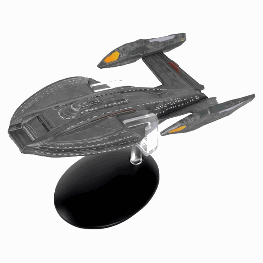 #02 U.S.S. Zheng He NCC-86505 (Inquiry-class, Short Nacelles) Model Diecast Ship Picard (Eaglemoss / Star Trek) Real Merch
