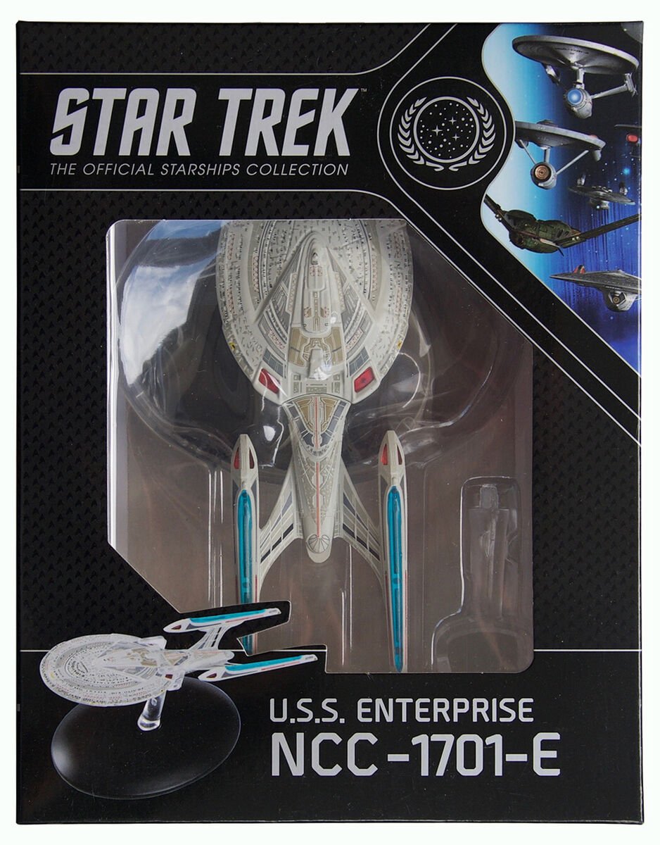 #08 U.S.S. Enterprise NCC-1701-E (Sovereign-class) Diecast Model Ship (Eaglemoss / Star Trek) Real Merch