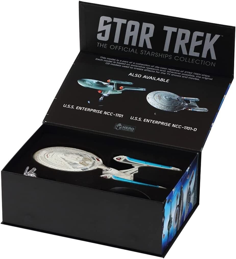 #03 U.S.S. Enterprise NCC-1701-E (Sovereign-class) XL EDITION Ship Model Die Cast Starship (Eaglemoss / Star Trek) Real Merch
