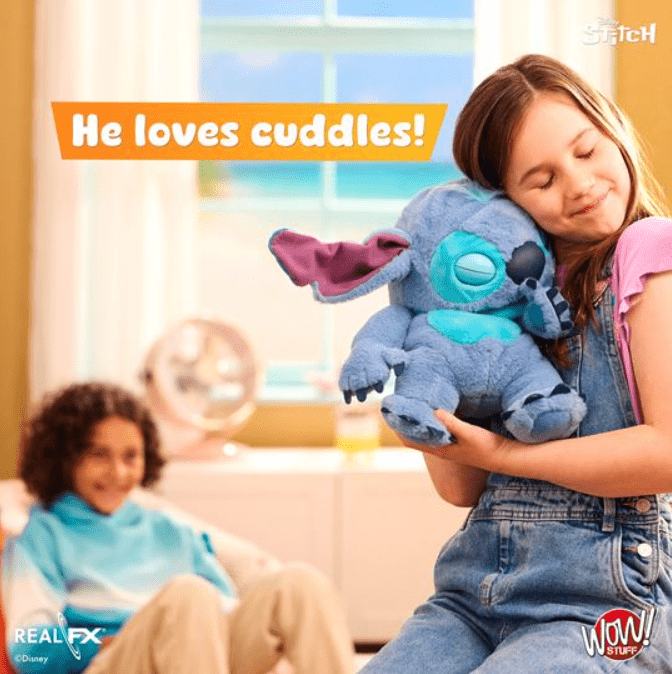 Wow Stuff Real FX Disney Stitch Animatronic Toy Lilo & Stitch Rooleo