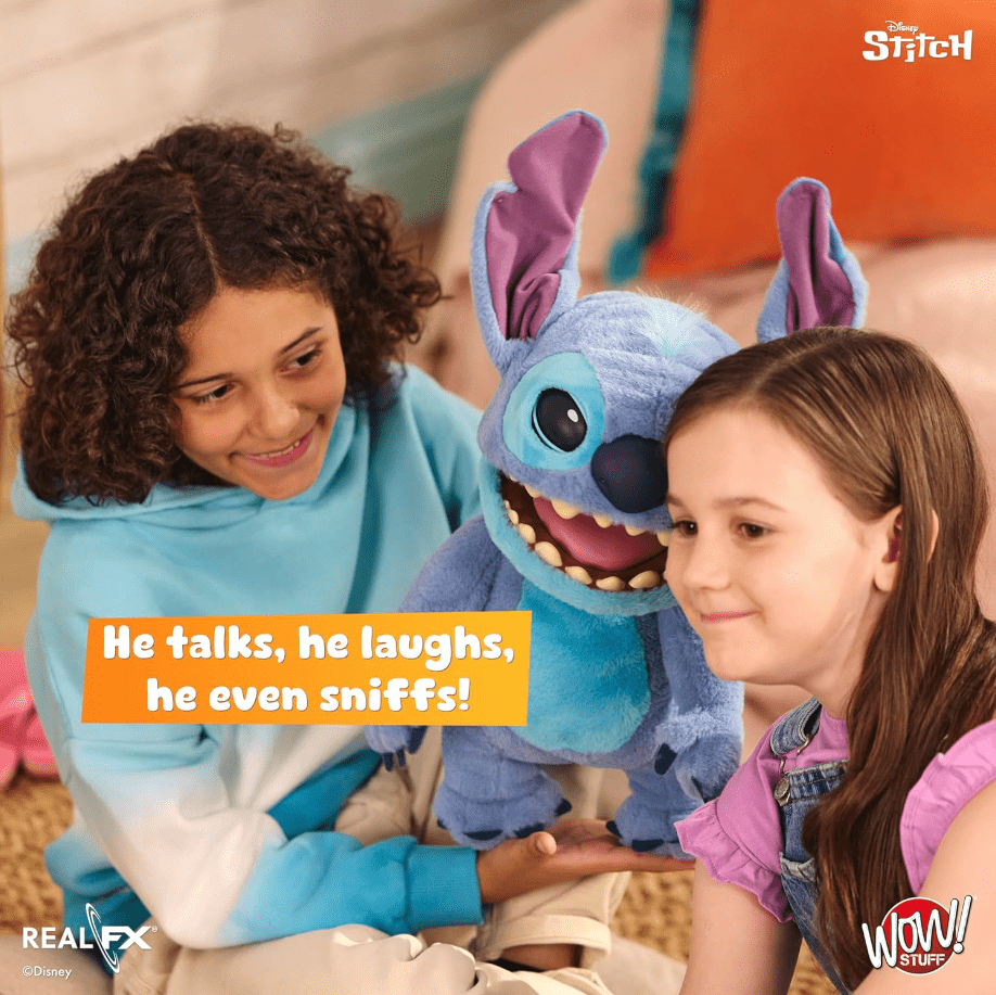 Wow Stuff Real FX Disney Stitch Animatronic Toy Lilo & Stitch Rooleo