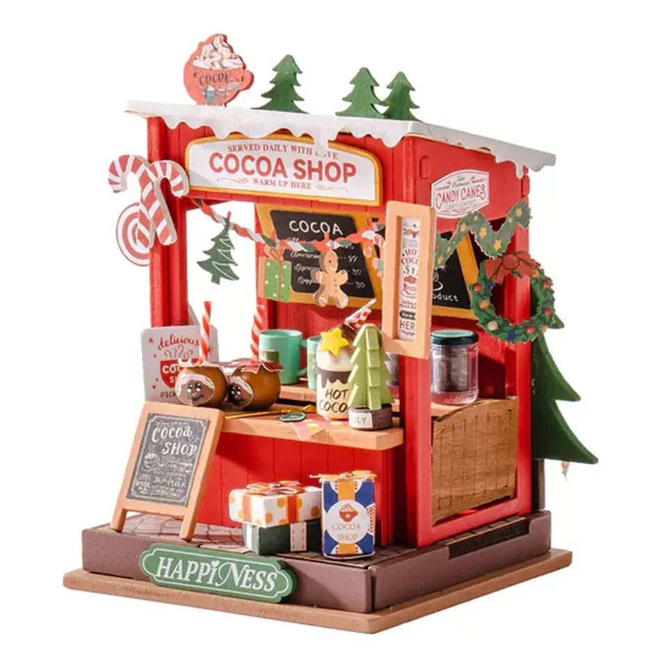 Rolife Christmas Cocoa Shop DIY Miniature House Rolife