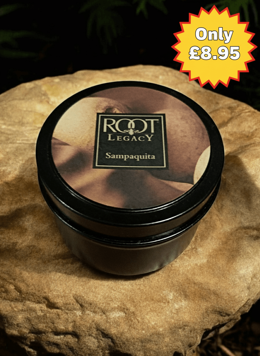 Root Legacy - Sampaquita 4oz Tin Candle Candle