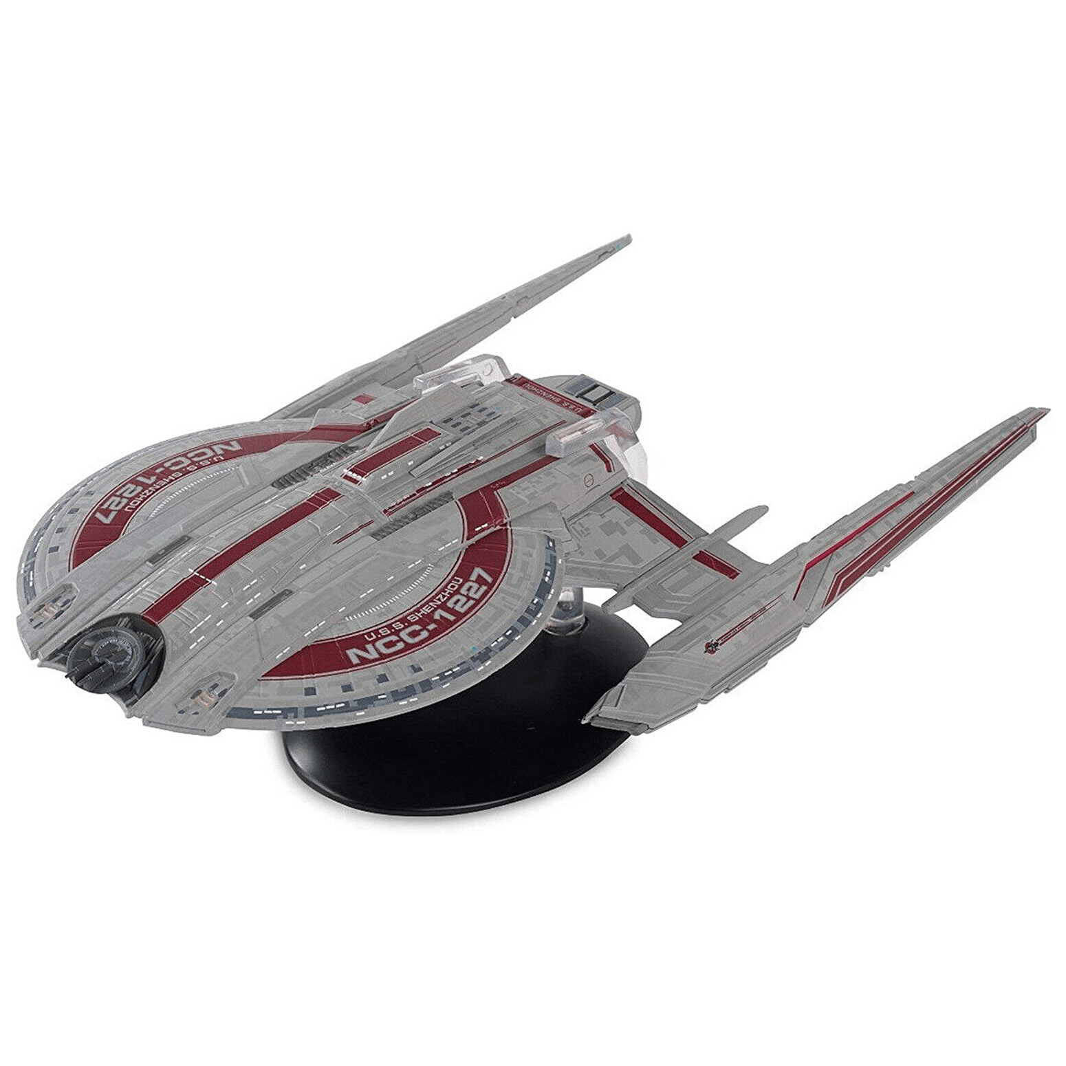 #22 U.S.S. Shenzhou NCC-1227 XL EDITION Discovery Starship Model Diecast Ship (Eaglemoss / Star Trek) Real Merch