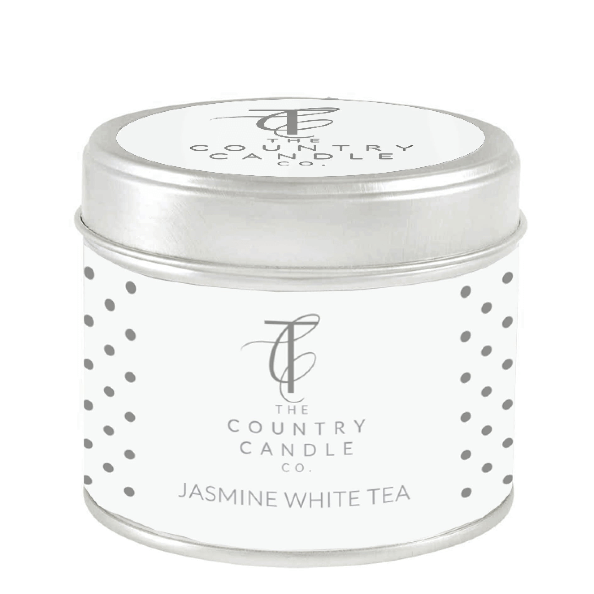 The Country Candle Co. - QUINTESSENTIAL – Jasmine White Tea Tin Candle - 180g The Country Candle Co.