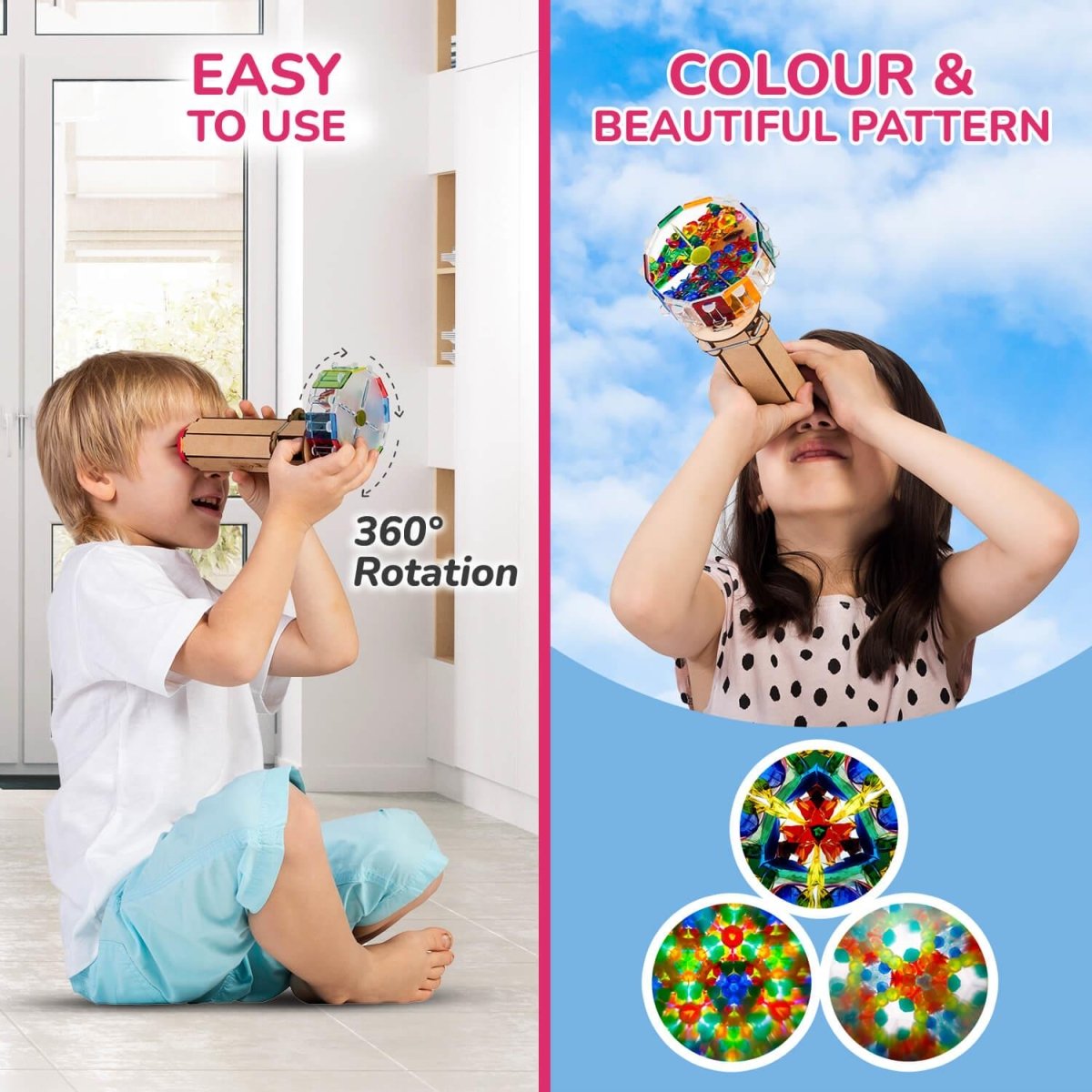 Smartivity Kaleidoscope | Build - It - Yourself STEAM Toy - The Imagination ShopScience & Nature Toys > Science Kits > Home Science Experiments > Smartivity