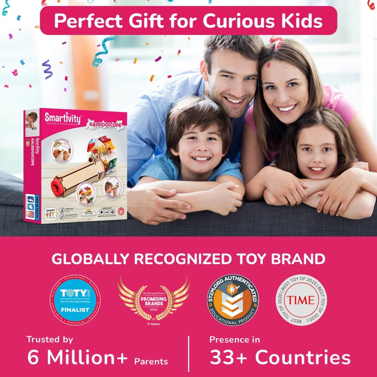 Smartivity Kaleidoscope | Build - It - Yourself STEAM Toy - The Imagination ShopScience & Nature Toys > Science Kits > Home Science Experiments > Smartivity