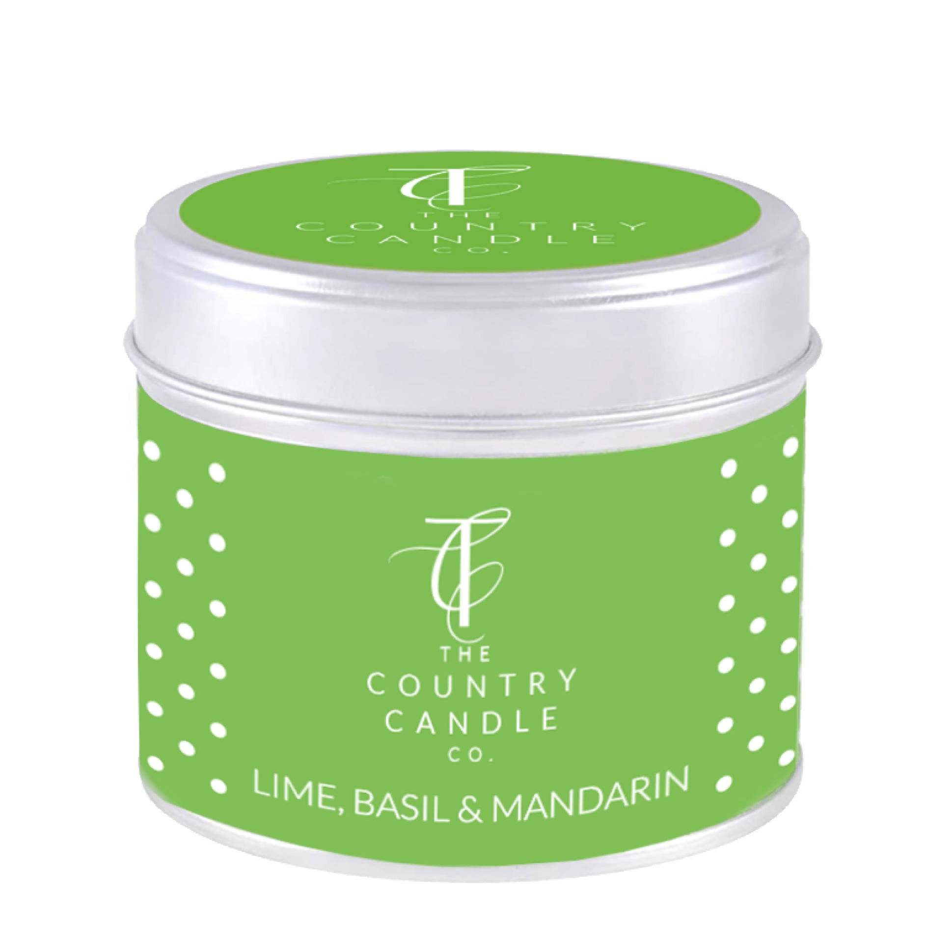 The Country Candle Co. - QUINTESSENTIAL - Lime, Basil & Mandarin Tin Candle - 180g The Country Candle Co.