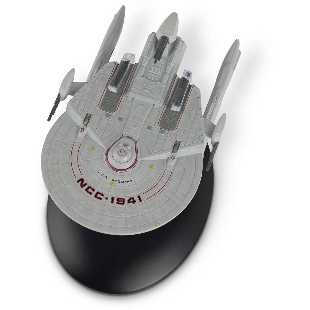 #120 U.S.S. Bozeman NCC-1941 (Soyuz Class) Model Diecast Ship (Eaglemoss / Star Trek) Real Merch