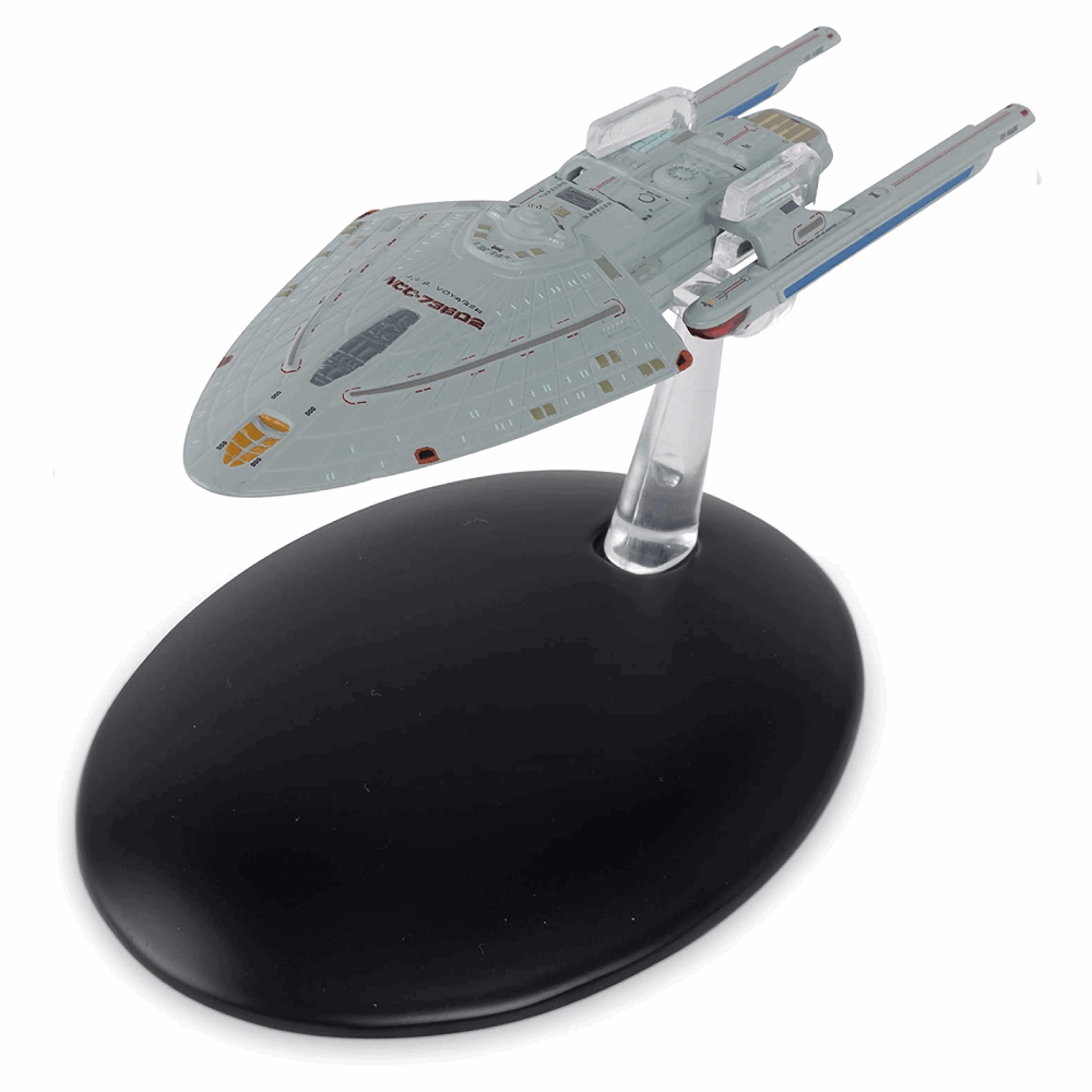 #11 U.S.S. Voyager NCC-73602 (Sternbach concept) Model Diecast Ship BONUS ISSUE (Eaglemoss / Star Trek) Real Merch