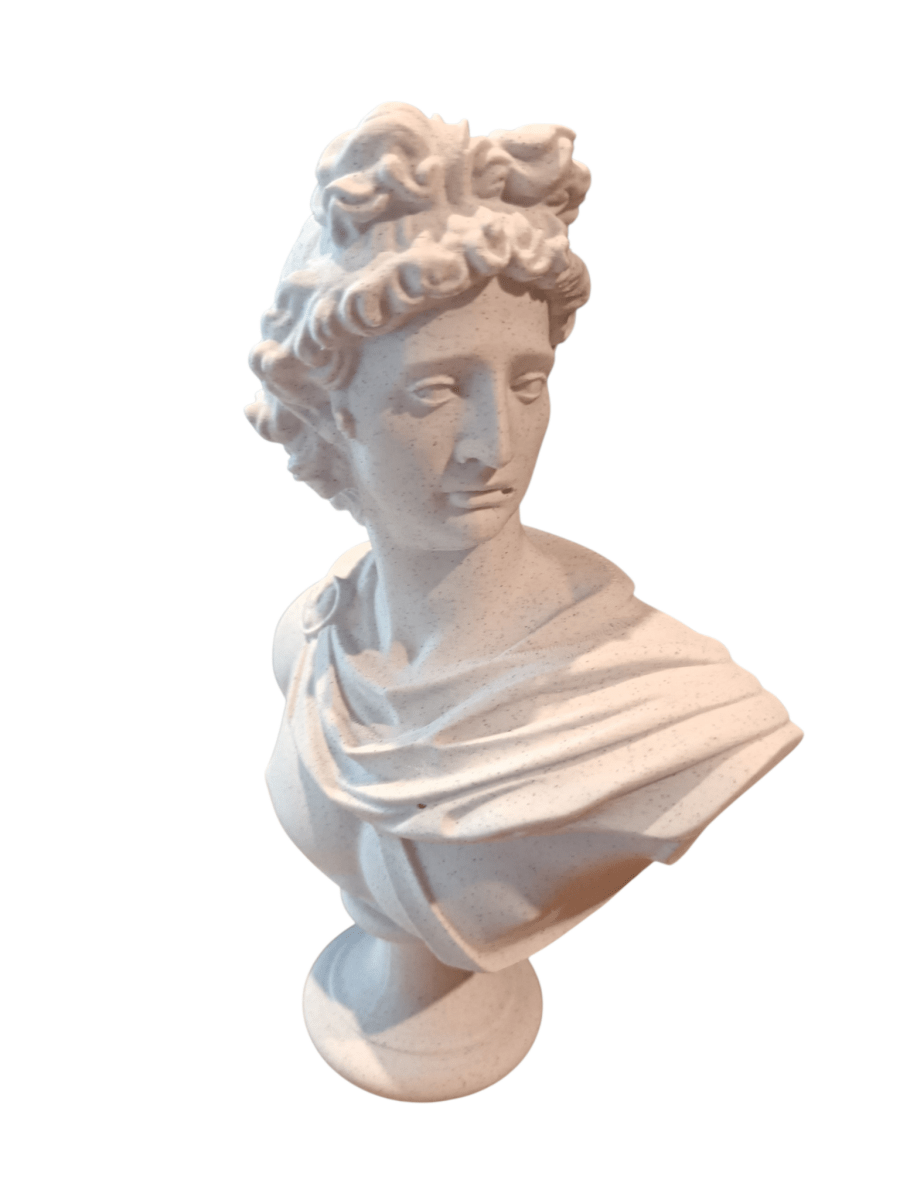 Stone Effect Apollo Bust PLA The Imagination Shop