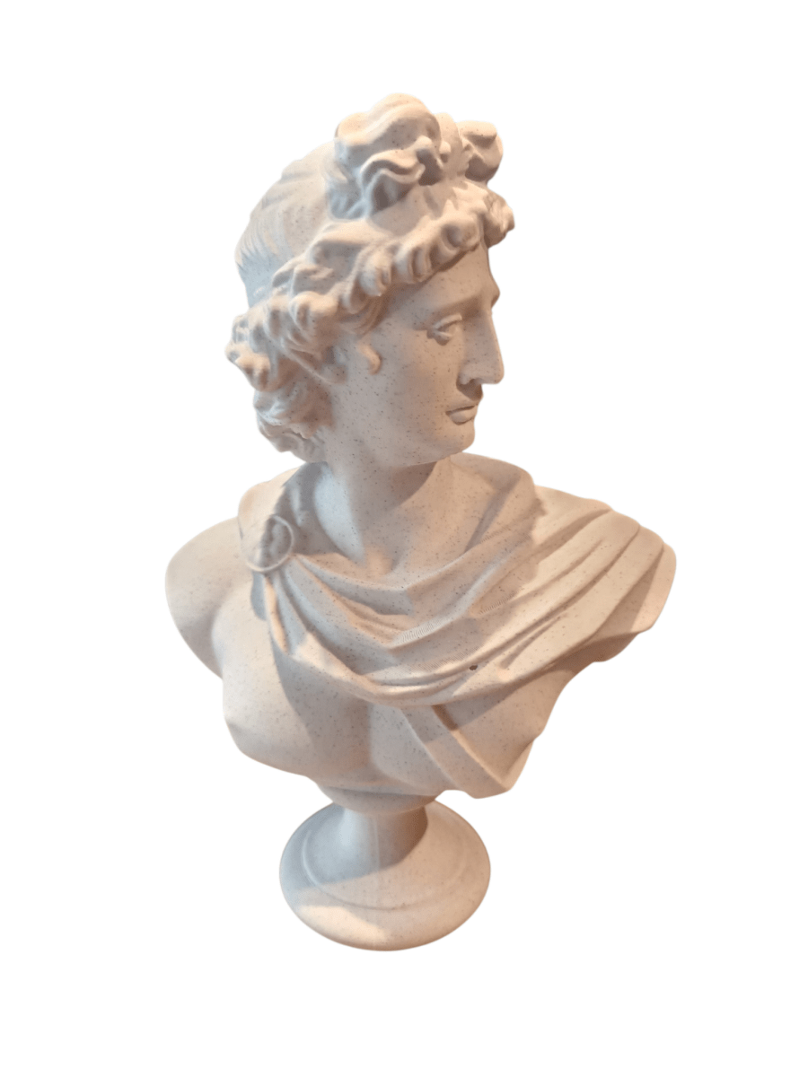 Stone Effect Apollo Bust PLA The Imagination Shop