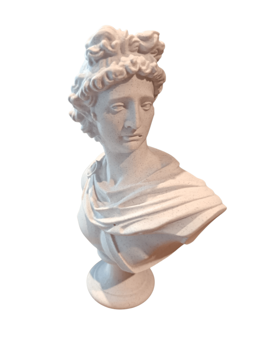 Stone Effect Apollo Bust PLA The Imagination Shop