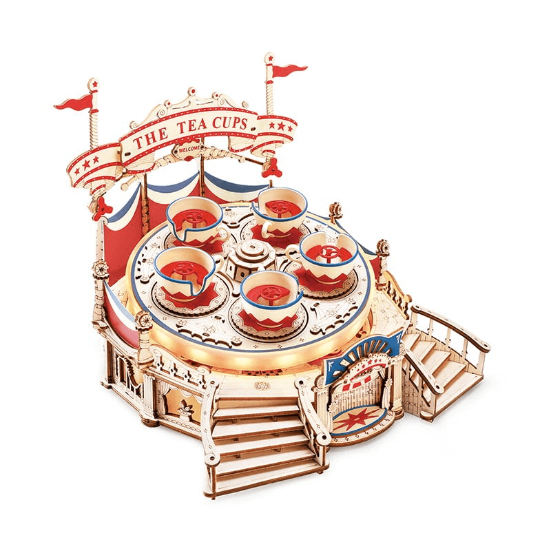 ROKR Tilt-A-Whirl Musical Spinning Teacups ROKR