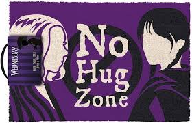 Wednesday - No Hug Zone Door Mat - The Imagination ShopDoor mat