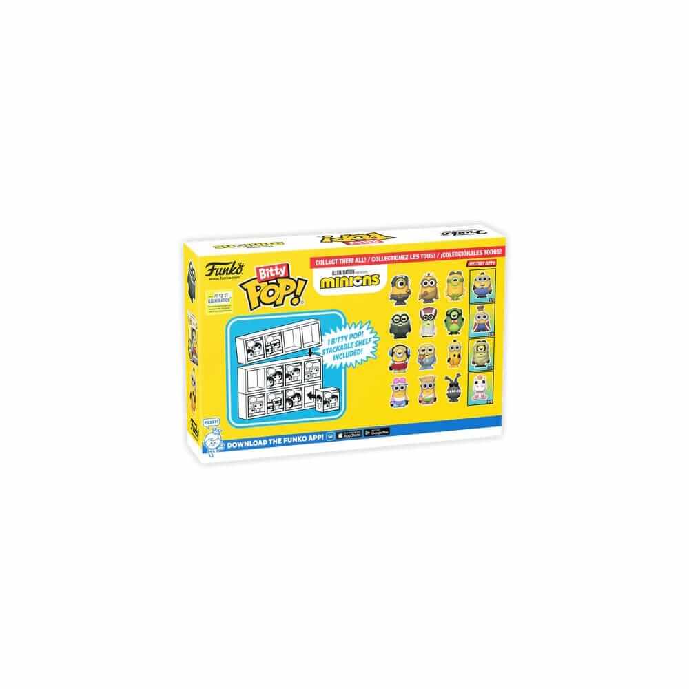 Funko Bitty Pop! Minions Roller Skating Stuart 4 Pack Funko