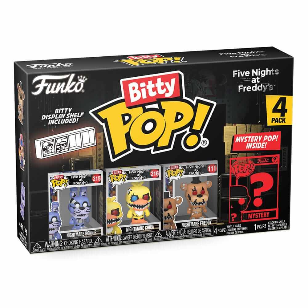 Funko Bitty Pop! Five Nights At Freddy's Nightmare Bonnie 4 Pack Assorted Funko
