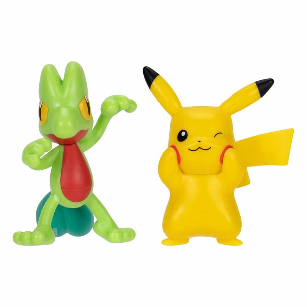 Pokémon First Partner Battle Figure Set (Treecko & Pikachu) Jazwares