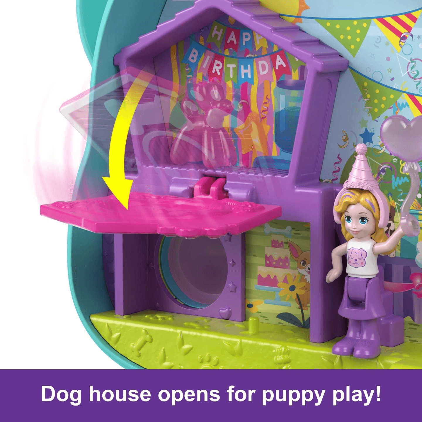 Polly Pocket Doggy Birthday Bash Compact The Imagination Shop