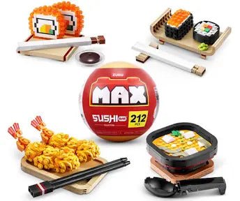 Zuru Max Sushi Bar Building Brick Sphere - The Imagination Shop
