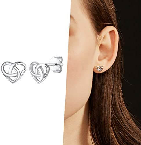 Silvora Jewellery - Celtic knot stud earrings Silvora