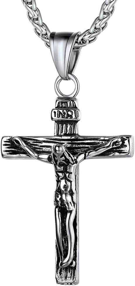 Richsteel Jewellery - INRI Cross with Jesus - The Imagination Shop - The Imagination Shop 