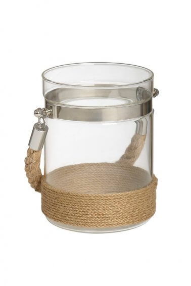 Yankee Candle - Twilight dusk jar holder small rope Lantern - The Imagination Shop - The Imagination Shop 