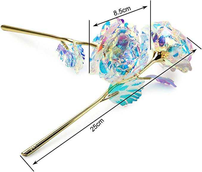 Kirifly 24k Golden light up gift rose The Imagination Shop