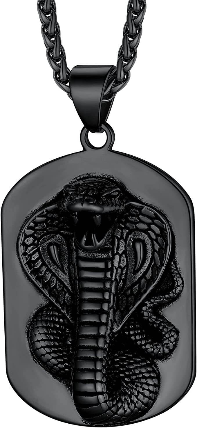 Richsteel Necklace - Python 3D Dog Tag Necklace The Imagination Shop