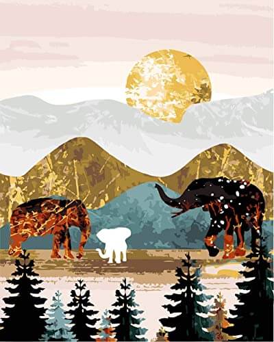 Large Paint by numbers adult/ teenager art set The Imagination Shop