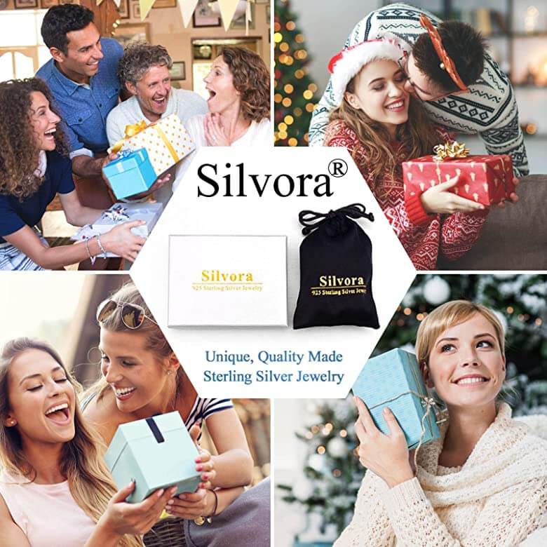 Silvora Jewellery - Letter A hoop earring Silvora