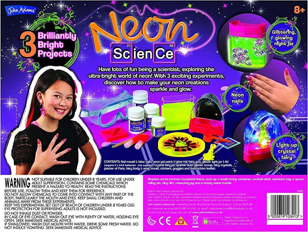 John Adams Neon Science Project Pack The Imagination Shop