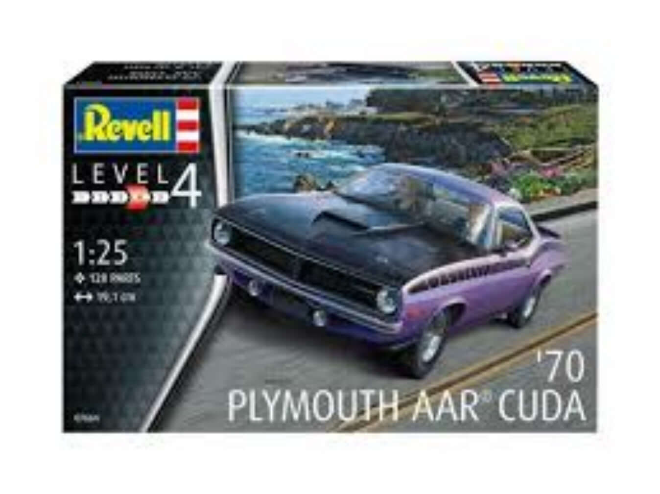 Revell - '70 Plymouth AAR Cuda Scale Model Car Kit Revell