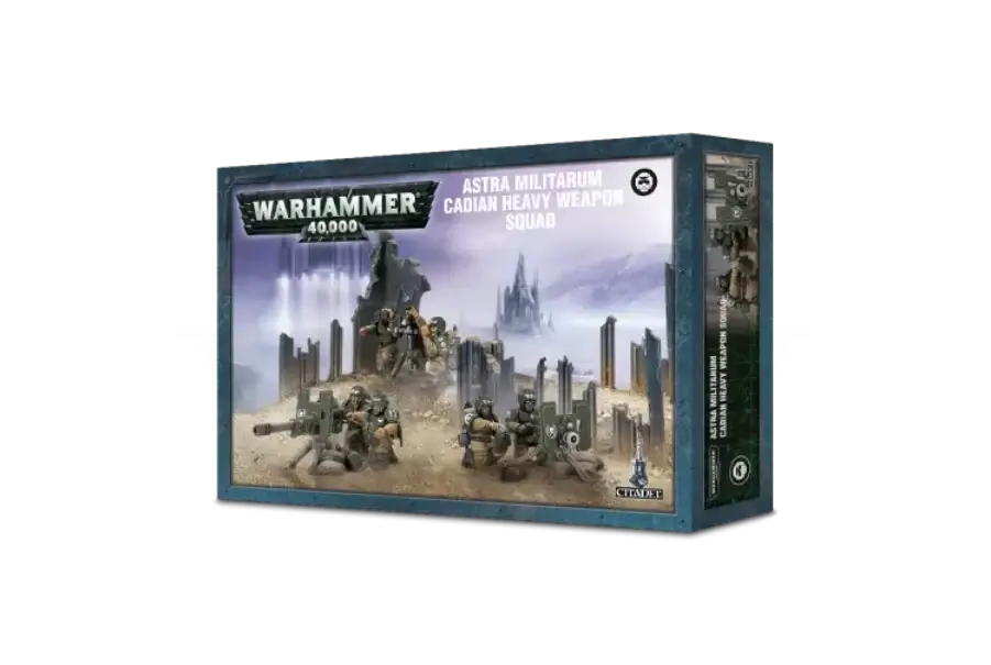 Warhammer 40000 - Cadian Heavy Weapons Squad Warhammer