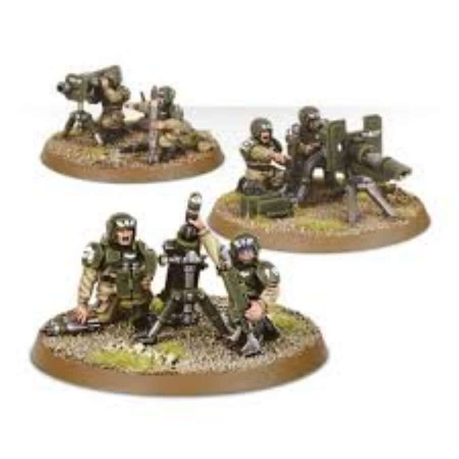 Warhammer 40000 - Cadian Heavy Weapons Squad Warhammer