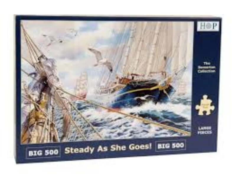 House of Puzzles - "Steady as she goes!" BIG 500 Piece The Imagination Shop