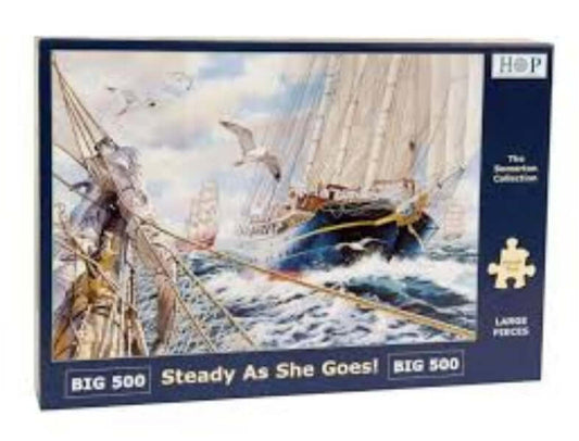 House of Puzzles - "Steady as she goes!" BIG 500 Piece - The Imagination Shop - The Imagination Shop 