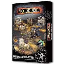 Warhammer - Necromunda barricades and objectives Games Workshop